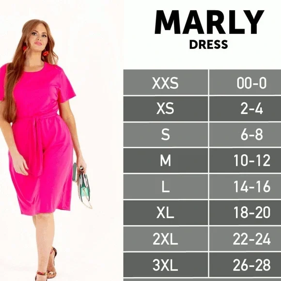 LuLaRoe pink Polka Dot Dress with belt EUC- Macy - Picture 1 of 5